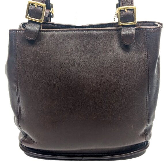 COACH Vintage Leather Costa Rica Handmade Shoulder Bag - Picture 5 of 15